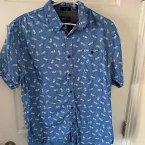 Eighty Eight XL Blue Hawaiian Button up